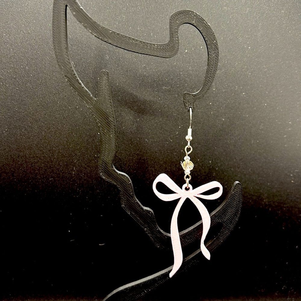 Bow Earrings - Picture 3 of 6